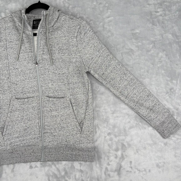 Figs Hoodie Women Small Scrub Gray On Shift Full Zip Medical Nurse Sweater Logo - Picture 6 of 16